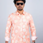 Men's Tropical Floral Print Shirt