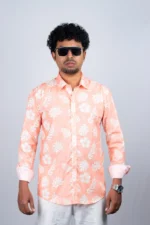 Men's Tropical Floral Print Shirt