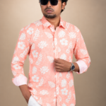 Men's Tropical Floral Print Shirt